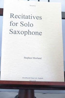 Morland S - Recitatives for Solo Saxophone