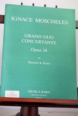 Moscheles I - Grand Duo Concertante Op 34 for Bassoon & Piano
