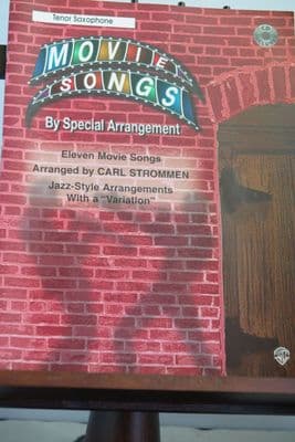 Movie Songs by Special Arrangement - Solos for Tenor Sax