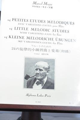 Moyse M - 24 Little Melodic Studies with Variations (Easy) for Flute