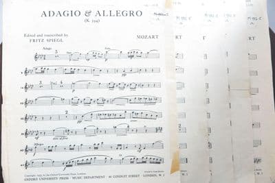 Mozart W A - Adagio & Allegro K594 for Wind Quintet arr Spigel F