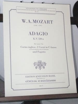 Mozart W A - Adagio KV580a arr Hess E