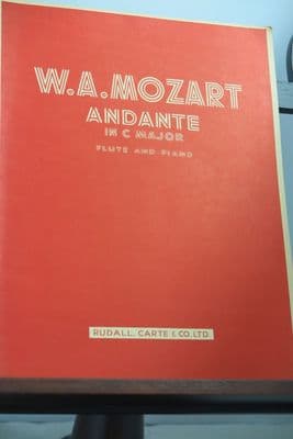 Mozart W A - Andante in C K315 for Flute & Piano arr Wolff M