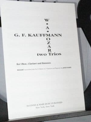 Mozart W A - Canon + Kauffmann G F- Chorale Prelude