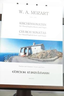 Mozart W A - Church Sonatas for Oboe (or Cor Anglais) & Organ arr Drop L J