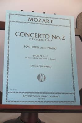 Mozart W A - Concerto No 2 K417 (Solo horn part in F only)