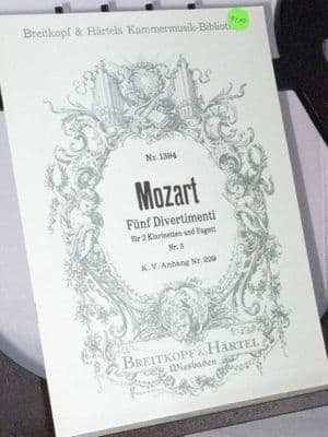 Mozart W A - Divertimento No 3 KV 229