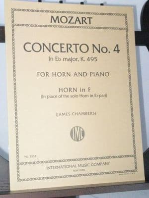 Mozart W A - Horn Concerto No 4 K 495