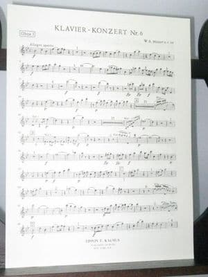 Mozart W A - Piano Concerto No 6 K238 Oboe 1 Part
