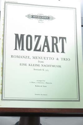 Mozart W A - Romanze, Menuetto & Trio from Eine Kleine Nachtmusik K525 arr Smet R de