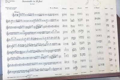 Mozart W A - Serenade in B Flat K196f arr Spiegel F