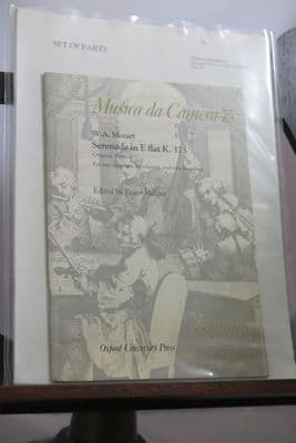 Mozart W A - Serenade in E Flat K375 Original Version for 2 Clarinets 2 Horns 2 Bassoons