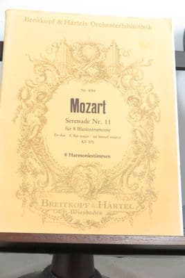 Mozart W A - Serenade No 11 in E Flat KV 375 for 8 Wind Instruments