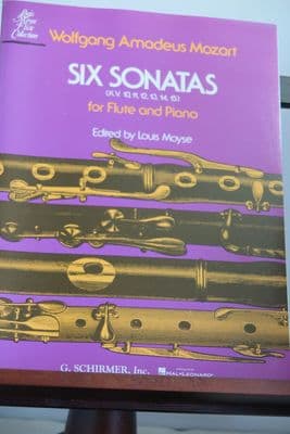 Mozart W A - Six Sonatas (KV 10, 11, 12, 13, 14, 15) for Flute & Piano ed Moyse L