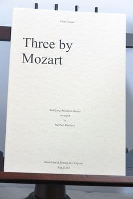 Mozart W A - Three by Mozart for Flute Quartet arr Morland S