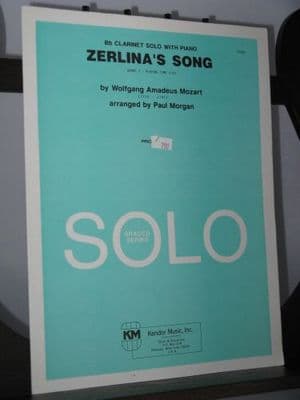 Mozart W A - Zerlina's Song for Clarinet & Piano arr Morgan P