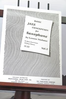 Niehaus L - Basic Jazz Conception for Saxophone Vol 2 - 12 Jazz Exercises & 10 Jazz Tunes