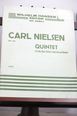 Nielsen C - Quintet Op 43 for Flute Oboe Clarinet Horn & Bassoon