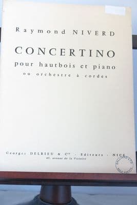 Niverd R - Concertino for Oboe & Piano
