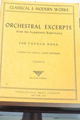 Orchestral Excerpts from the Orchestral Repertoire for French Horn Vol 3
