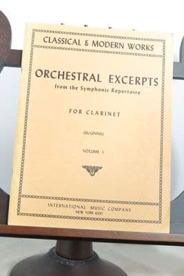Orchestral Excerpts from the Symphonic Repertoire for Clarinet Vol 1