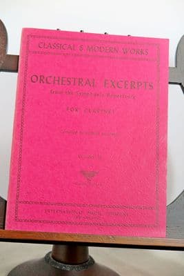 Orchestral Excerpts from the Symphonic Repertoire for Clarinet Vol 3