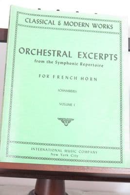 Orchestral Excerpts from the Symphonic Repertoire for French Horn Vol 1