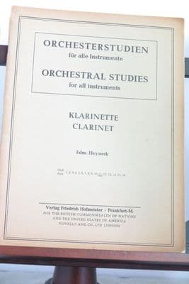 Orchestral Studies - Clarinet Vol 11 (Wagner)
