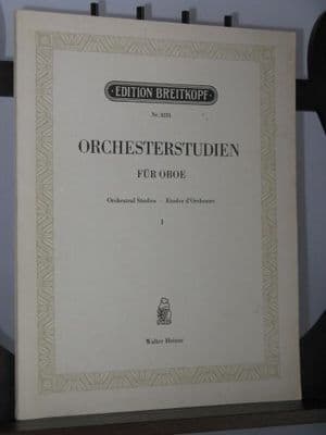 Orchestral Studies for Oboe Vol 1