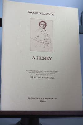 Paganini N - A Henry for Horn Bassoon & Piano arr Vernizzi G