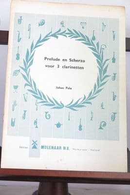 Pala J - Prelude & Scherzo for 3 Clarinets