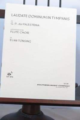 Palestrina G P da - 3Laudate Dominum In Tympanis for Flute Choir arr Tonsing E