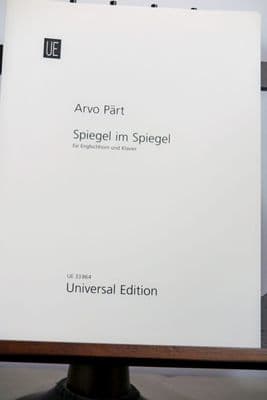 Part A - Spiegel im Spiegel for Cor Anglais & Piano