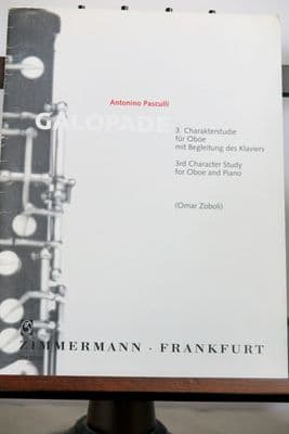 Pasculli A - Third Character Study for Oboe & Piano