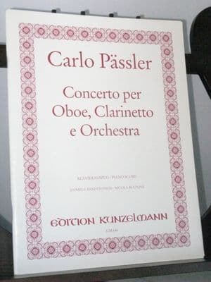 Passler C - Concerto for Oboe Clarinet & Orchestra arr Zanettovich D & Bulfone N