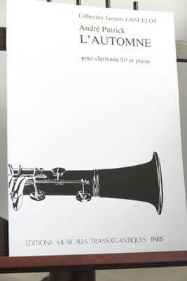 Patrick A - L'Automne for Clarinet & Piano