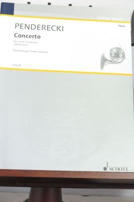 Penderecki K - Concerto 'Winterreise' for Horn & Piano arr Ouzounoff A