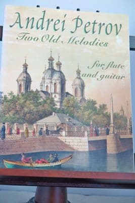 Petrov A - Two Old Melodies for Flute (or other instrument) & Guitar