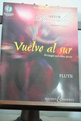 Piazzolla A - Vuelvo al Sur - 10 Tangos & Other Pieces for Flute arr Davies H