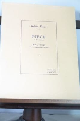 Pierne G - Piece in G Minor for Oboe & Piano