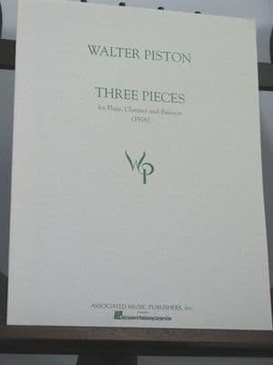 Piston W - Three Pieces for Flute Clarinet & Bassoon