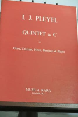 Pleyel I J - Quintet in C for Oboe Clarinet Horn Bassoon & Piano
