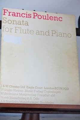 Poulenc F - Sonata for Flute & Piano