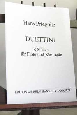 Priegnitz H - Duettini - 8 Pieces for Flute & Clarinet