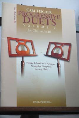 Progressive Duets for Clarinet in B Flat Vol 2 arr Clark L