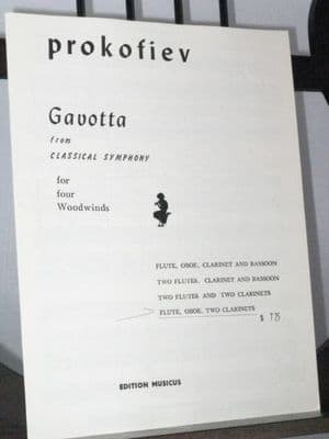 Prokoviev S - Gavotta from Classical Symphony arr Forst R