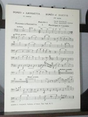 Prokoviev S - Romeo & Juliet Suite No 2 Op 64ter Bassoon 1 Part