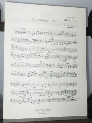 Prokoviev S - Symphony No 7 Op 131 Bassoon 1 Part