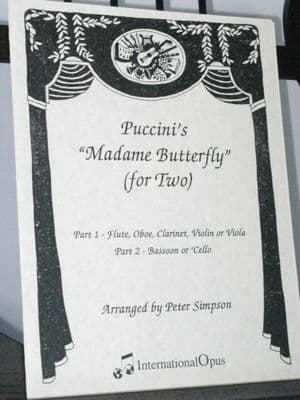 Puccini G - Madame Butterfly for Two arr Simpson P