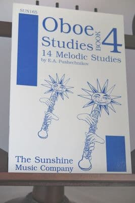 Pushechnikov E A - Oboe Studies Book 4 - 14 Melodic Studies
